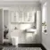 Monaco Chalk White Combination Vanity Basin and Boston Toilet 1500mm