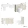 Monaco Chalk White Combination Vanity Basin with Marble Top and Boston Toilet 1500mm