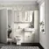 Monaco Chalk White Combination Vanity Traditional Basin and Hudson Toilet with Wooden Seat 1200mm
