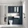 Traditional Inky Blue Back To Wall Unit and Seattle Toilet