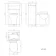 Ohio Gloss White 2-In-1 Combined Wash Basin & Austin Toilet 500mm