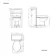 Bermuda Traditional Graphite Grey Slimline Back To Wall Unit and Hudson Toilet with Wooden Seat