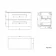 Elba Graphite Grey Wall Hung Drawer Vanity with Marble Top & Curved Counter Top Basin 800mm - Brushed Brass Accents