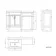 Bermuda Midnight Green Basin Vanity Drawer and Back To Wall Toilet 1100mm (Excludes Pan & Cistern)