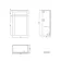 Bermuda Midnight Green Basin Vanity Drawer and Back To Wall Toilet 1100mm (Excludes Pan & Cistern)