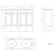 Bermuda Midnight Green Vanity with Marble Top & Oval Counter Top Basin 1200mm - Brushed Brass Accents