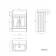 Monaco Chalk White Basin Vanity 600mm - Brushed Brass Accents
