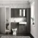 Monaco Graphite Grey Basin Vanity and Back To Wall Unit 1200mm (Excludes Pan & Cistern) - Brushed Brass Accents