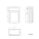 Monaco Graphite Grey Basin Vanity and Back To Wall Unit 1200mm (Excludes Pan & Cistern) - Brushed Brass Accents