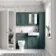 Traditional Midnight Green Back To Wall Unit and Seattle Toilet