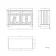 Lucia Chalk White Double Vanity with Marble Top & Curved Counter Top Basin 1200mm - Brushed Brass Accents