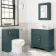 Lucia Midnight Green Basin Vanity 830mm