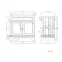 Lucia Midnight Green Basin Vanity 830mm