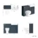 Monaco Inky Blue Combination Vanity Basin and Seattle Toilet 1200mm - Brushed Brass Accents