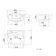 Quartz Stone Grey Combination Vanity Basin and Seattle Toilet 950mm