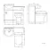 Quartz Stone Grey Combination Vanity Basin and Denver Toilet 950mm - Black Accents