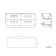 Elba Gloss White Double Wall Hung Drawer Vanity with Marble Top & Oval Basin 1200mm - Black Accents