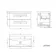 Elba Gloss White Wall Hung Basin Drawer Vanity 800mm - Brushed Brass Accents