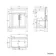 Bermuda Chalk White Vanity with Marble Top & Oval Counter Top Basin 600mm - Brass Knurled Handles