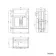 Monaco Chalk White Combination Vanity Basin and Boston Toilet 1200mm - Brass Knurled Handles