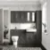 Monaco Graphite Grey Combination Vanity Traditional Basin and Seattle Toilet 1500mm - Brass Knurled Handles
