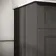 Lucia Graphite Grey Double Vanity with Marble Top & Undermount Basins 1200mm - Brass Knurled Handles