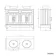 Lucia Graphite Grey Double Vanity with Oak Effect Top & Oval Counter Top Basin 1200mm - Brass Knurled Handles