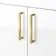 Harper Gloss White Combination Vanity Basin with Marble Top 1500mm (Excludes Toilet) - Brushed Brass Accents