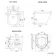 Harper Navy Blue Combination Vanity Basin and Boston Toilet 1500mm