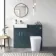 Harper Navy Blue Vanity with Semi Recessed Basin 500mm