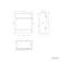 Foster Gloss White Combination Vanity Basin with Marble Top 1500mm - Excludes Toilet