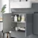 Foster Stone Grey Combination Vanity Basin and Boston Toilet 1500mm