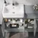 Foster Stone Grey Combination Vanity Basin and Boston Toilet 1500mm