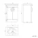 Mersey Gloss White Basin Vanity 500mm