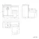Mersey Gloss White Combination Vanity Basin and Miami Toilet 1000mm - Black Accents