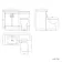 Mersey Gloss White Combination Vanity Basin and Austin Toilet 1100mm - Black Accents