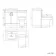 Mersey Gloss White Combination Vanity Basin and Miami Toilet 1100mm - Black Accents