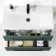 Elba Midnight Green Wall Hung Basin Drawer Vanity 800mm - Black Accents