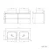 Corsica Tungsten Grey Wall Hung Drawer Vanity with Marble Top & Curved Counter Top Basin 1200mm
