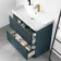 Corsica Inky Blue Basin Drawer Vanity 800mm
