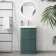 Corsica Midnight Green Slimline Basin Drawer Vanity 500mm