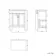 Bermuda Cashmere Pink Vanity with Marble Top & Curved Counter Top Basin 600mm