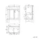 Bermuda Cashmere Pink Vanity with Marble Top & Curved Counter Top Basin 600mm