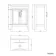 Bermuda Cashmere Pink Basin Vanity 600mm - Brass Knurled Handles