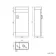 Quartz Gloss White Cloakroom Floor Standing Basin Vanity 400mm