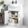 Quartz Gloss White Combination Vanity Basin and Austin Toilet 1050mm
