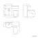 Quartz Gloss White Combination Vanity Basin and Austin Toilet 1050mm