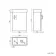 Quartz Gloss White Cloakroom Wall Hung Basin Vanity 400mm - Black Accents
