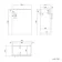 Quartz Gloss White Cloakroom Wall Hung Basin Vanity 400mm - Black Accents