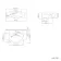 Quartz Gloss White Vanity with Semi Recessed Basin 650mm - Black Accents